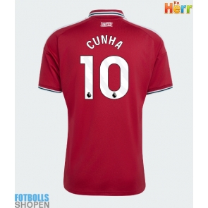 Billiga Manchester United Matheus Cunha #10 Hemmatröja 2026-27 Kortärmad